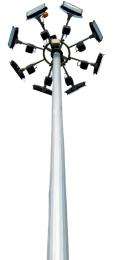 Valmont Galvanized MS 30 m 10 mm Lighting Masts_0