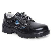 Bata ROBUST Buff Printed Leather Steel Toe 200 J Safety Shoes Black_0