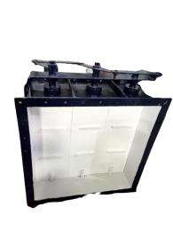 OMEGA Industrial Dampers Multi Louvre Rectangular 4 Blades Steel 16 x 8 inch_0