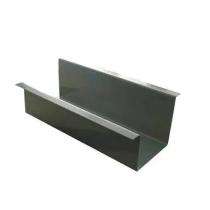 Toughteam Corrugated Square Upto 5 m Grey Steel Rain Gutter_0