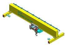 B&C 5 ton EOT Crane Single Girder Remote_0