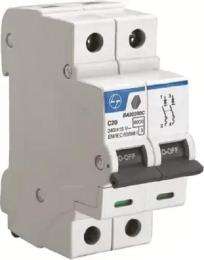 Double Pole 20 A C MCB_0