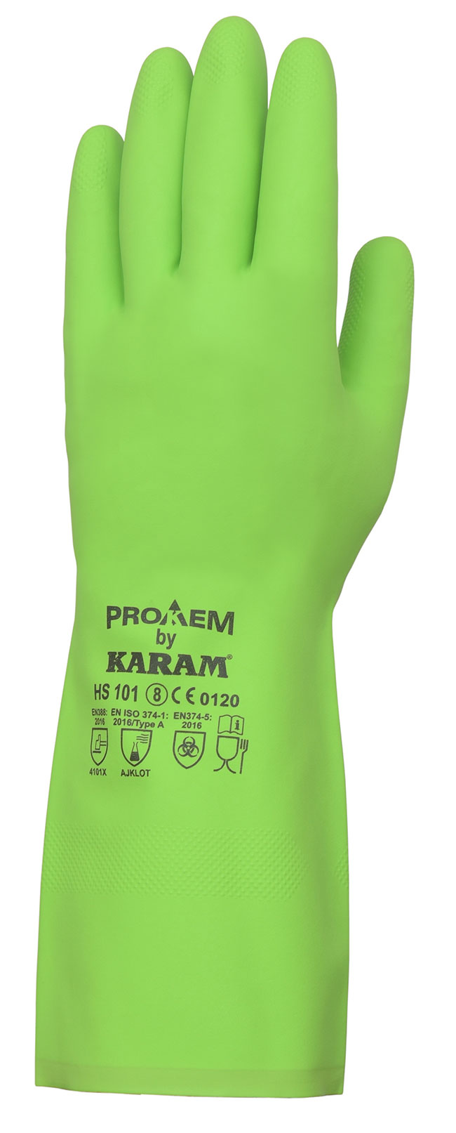Karam Protection Against Chemicals Nitrile Safety Gloves HS 101 M_0