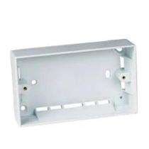 ROMA PVC White 6 Module Upto 8 Ways Modular Gang Box_0