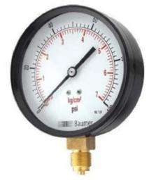 Pressure Gauge 0 - 600 psi 1/2 Inch BSP_0