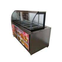 RTR-120L 1 Shelves Food Display Counter Black_0