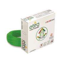 Polycab 0.75 sqmm Stranded Electric Wire Green 90 m_0
