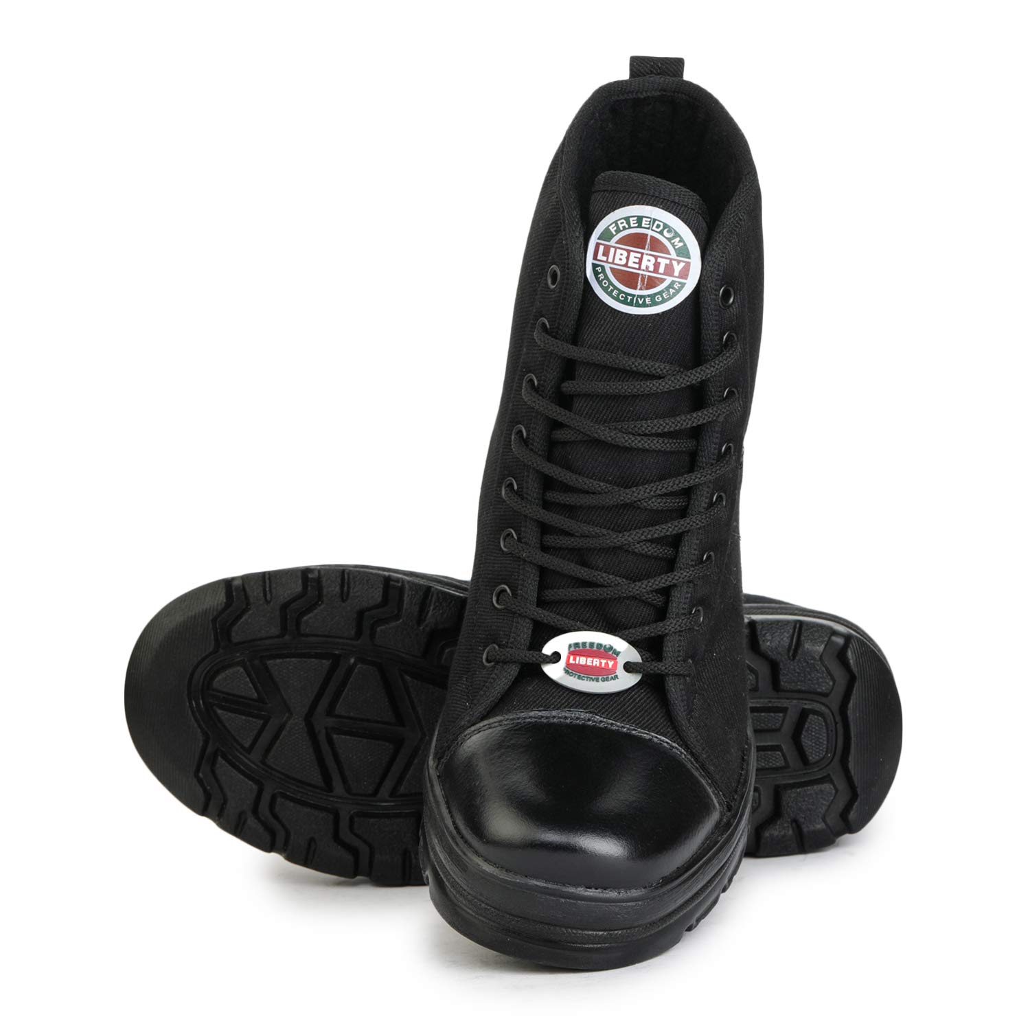 Liberty HUNTER-BOT Canvas Steel Toe Safety Shoes Black_3