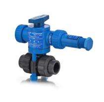 Plast O Matic 4 inch Manual Ball Valves Threaded Air Actuators_0