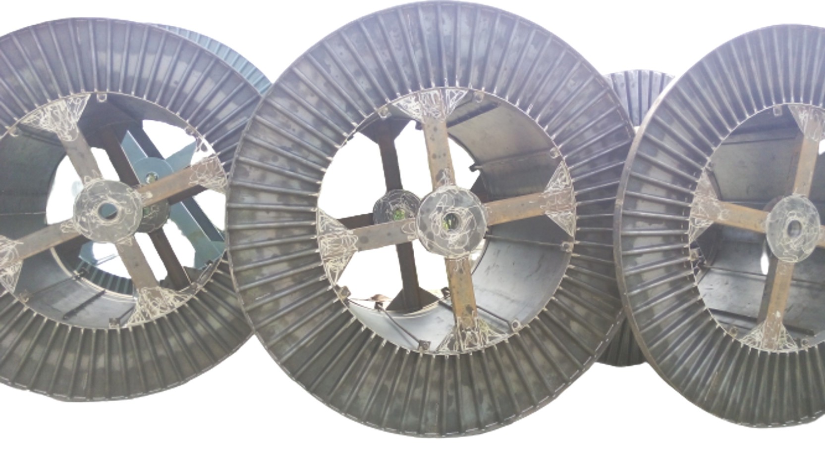 Ambe Mild Steel Sprocket Driven Cable Reeling Drum_1