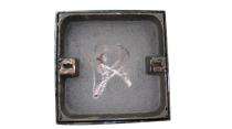 UTKAL Recessed Manhole Cover Ductile Iron Black Bitumen Painted 600 x 600 mm_0