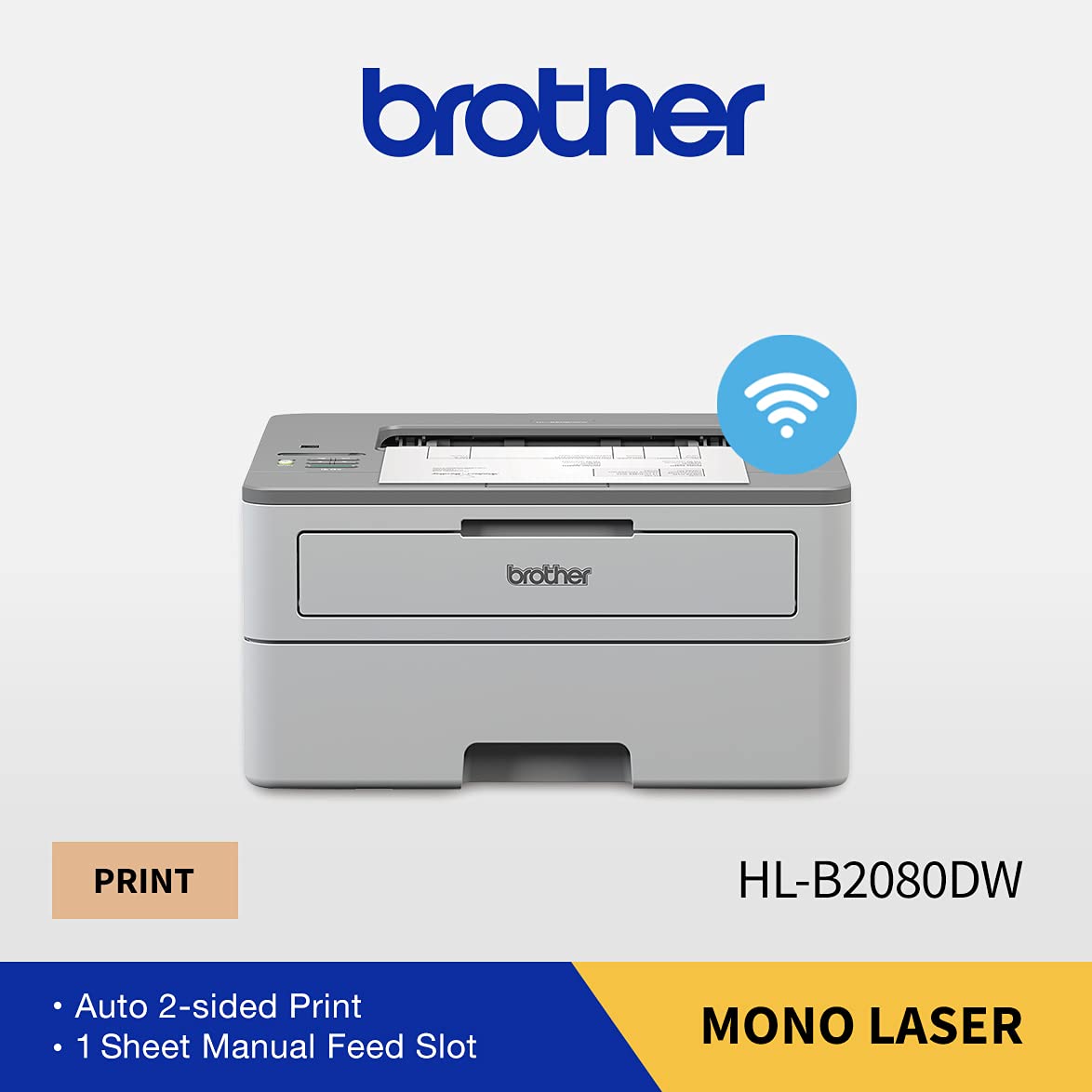 Brother HL-B2080DW Mono Laser 34 ppm Printer_2