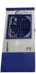 Lucky Mild Steel Blue and White 23 L Domestic Air Cooler_0