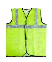 Polyester Safety Jackets Standard Reflective Green_0