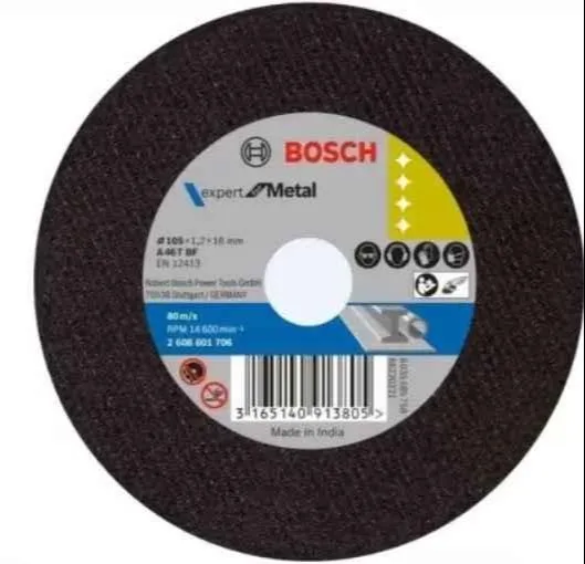 BOSCH 105 mm Cutting Wheels A46T BF 16 mm 14600 rpm_0