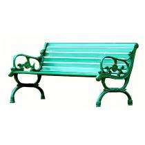 Shiv Shakti 3 Seater Waiting Bench Cast Iron 70 x 26 x 31 inch_0