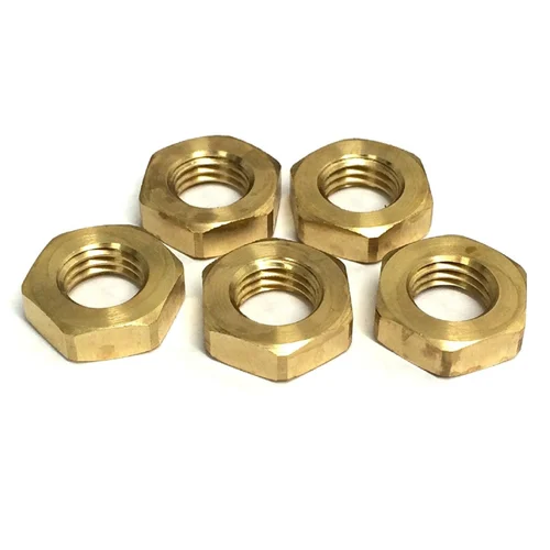 Bharti M10 Hexagon Head Nuts Brass 10.9 Galvanized DIN 934_0