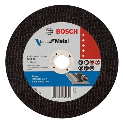 BOSCH 180 mm Cutting Wheels A30Q BF 22.23 mm 8500 rpm_0