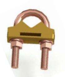 CIKIT M8 Copper U Bolts 72 mm Polished_0