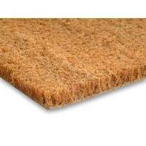 HRGR Plain Rectangular Coir Anti Slip Doormat 36 x 30 inch Brown_0
