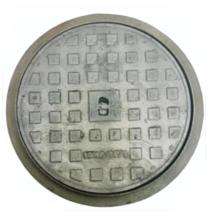 UTKAL Chamber Manhole Cover Cast Iron Galvanized 600 mm_0