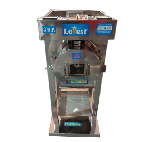 Latest 3 hp Semi Automatic Pulverizer L02 25 kg/hr_0