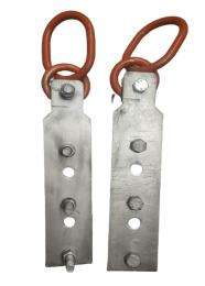 EP 394 mm Rectangular Silver Galvanized Iron Bracket with Extension_0