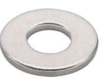 SHREE M8 Plain Washers Mild Steel Polished IS 2016_0