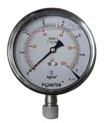 Pressure Gauge 0 - 100 psi 3/8 inch BSP_0