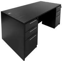 INTACT Executive Office Tables Black Prelaminated Particle wood_0