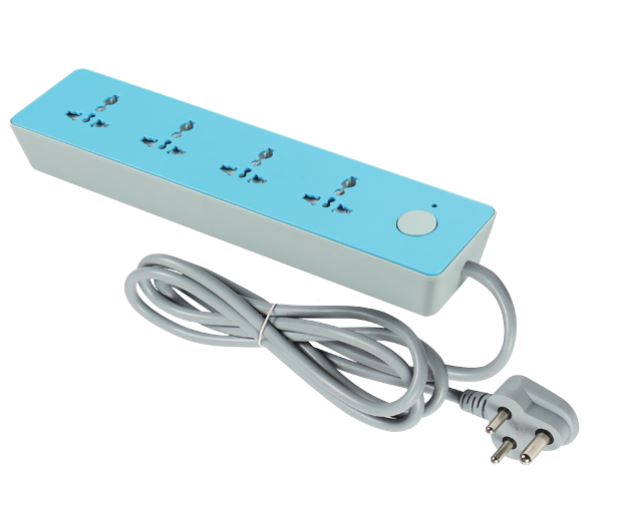REO Bluenova Spike & Surge Guard 4 Socket 3 Pin Extension Board_0