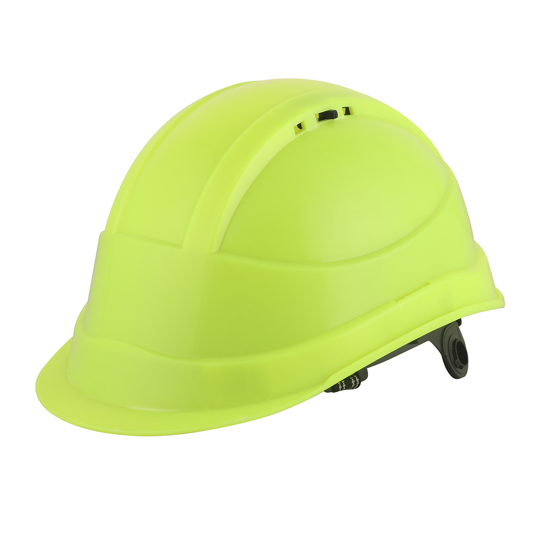 Karam Polypropylene Copolymer Fluorescent Green Air Ventilated Safety Helmets PN542_0