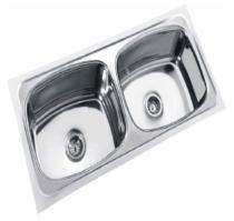 Sakthi Stainless Steel Kitchen Sink Double Bowl S-800 37 x 18 x 10 inch_0