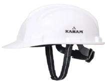 Plastic White Air Ventilated Safety Helmets_0