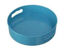 Atevon Plastic Round Sink Corner Kitchen Storage Organiser 10 x 12 x 10 cm_0