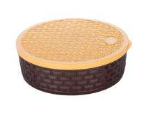 Atevon Plastic Round Multipurpose Kitchen Storage Organiser 50 x 50 x 50 mm_0