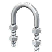 M10 High Tensile Steel U Bolts 80 - 150 mm Polished_0