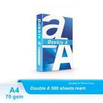 Double A A4 70 GSM Copier Paper_0
