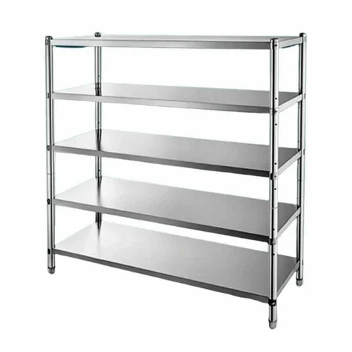 AKB Stainless Steel Angle Frame 5 Layers Industrial Racks 10 ft 1300 x 600 mm_0