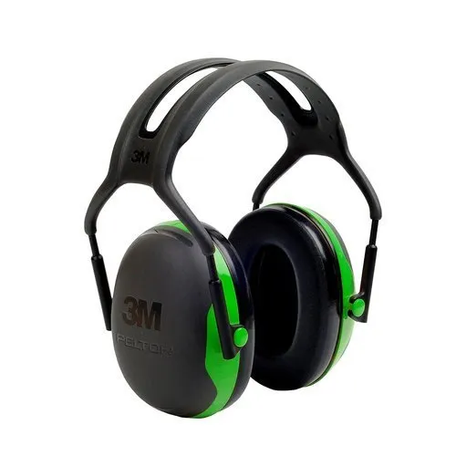 3M X1A ABS 25 dB Black and Green Ear Muff_0
