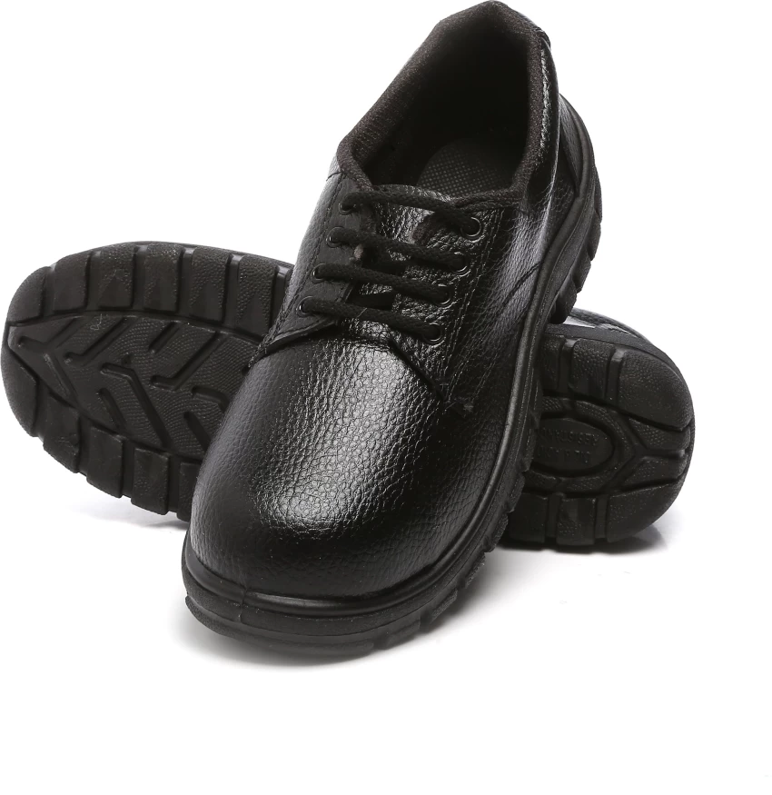 Agarson APPSON-01 Leather Steel Toe Safety Shoes Black_0
