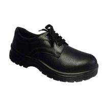 Leather Steel Toe Safety Shoes Black_0