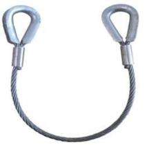 USHA MARTIN 6 ft Eye and Eye Wire Rope Sling 10 ton_0