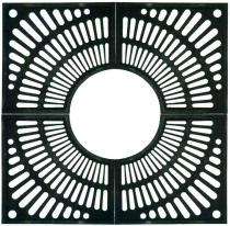BHTEL 4 - Piece Cast Tree Grating 1524 x 1524 mm Ductile Iron (GGG 50)_0