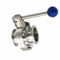 SJIF 40 mm Manually Operated SS Butterfly Valves PN 10_0