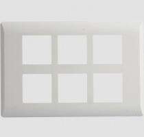 HAVELLS 4 Module White Modular Switch Plate Cover_0