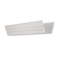Aqua Star Corrugated Square 3 m White UPVC Rain Gutter_0