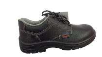 TUFFKING ELA 1139 S1 Barton Print Leather Steel Toe 200 J Safety Shoes Black_0