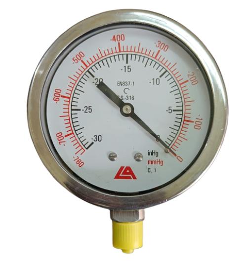 LA Pressure Gauge 0 - 100 psi 1/2 inch BSP_0