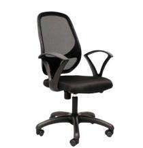 Keshav Revolving Black 985 x 635 x 605 mm Polyester Office Chairs_0